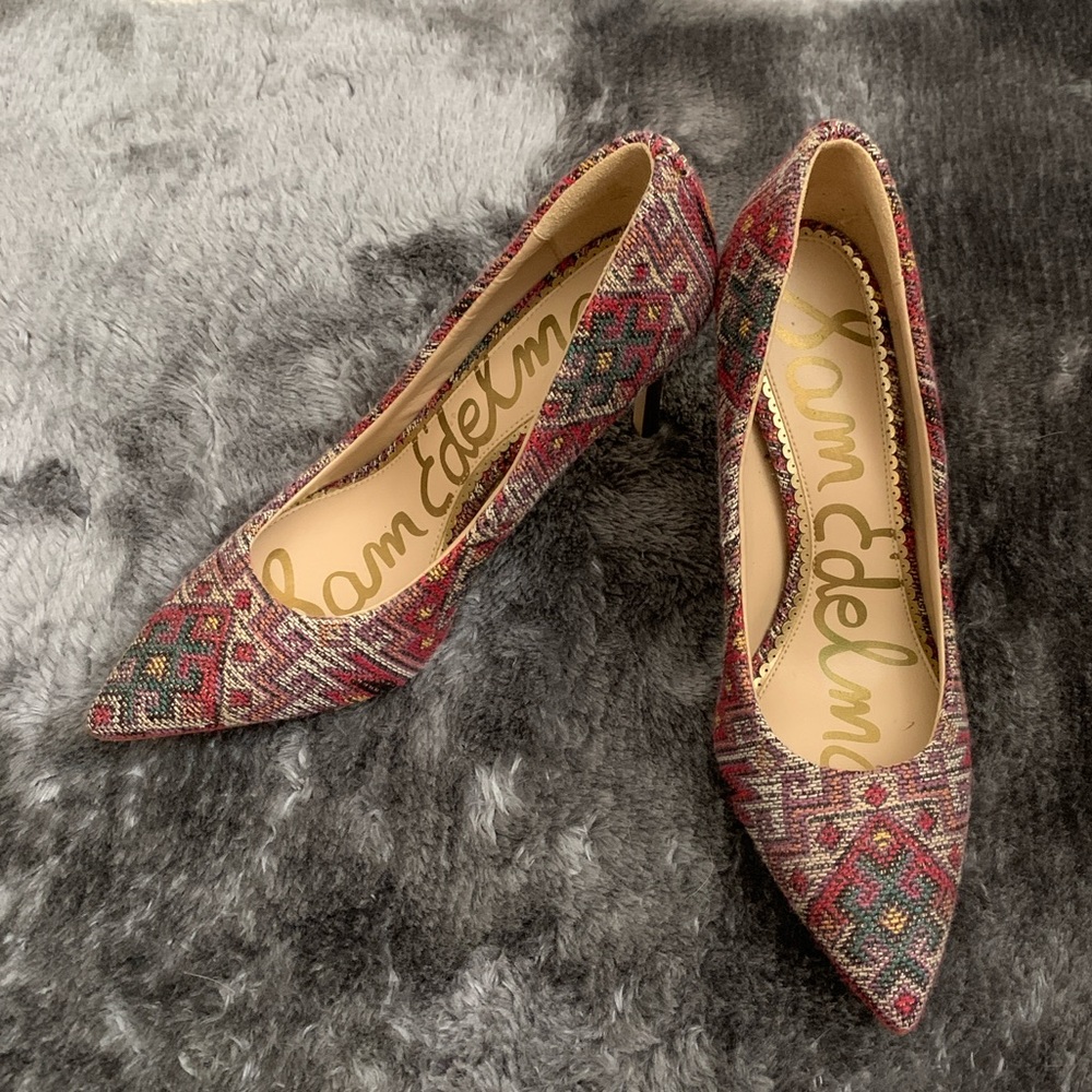 Sam Edelman vintage knit heels